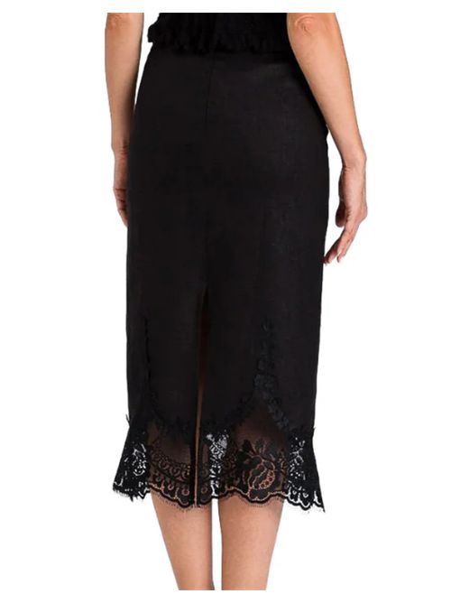 MIDI SKIRT TWIN SET | 261TT218500006 NERO
